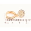 Сережки Xuping M&L Колір 18K підвіски на колечках «Ладанка» фото №2 Сережки Xuping M&L Колір 18K підвіски на колечках «Ладанка» фото №2