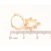 Сережки Xuping M&L Колір 18K підвіски на колечках «Сердечка з кристалами» фото №2 Сережки Xuping M&L Колір 18K підвіски на колечках «Сердечка з кристалами» фото №2