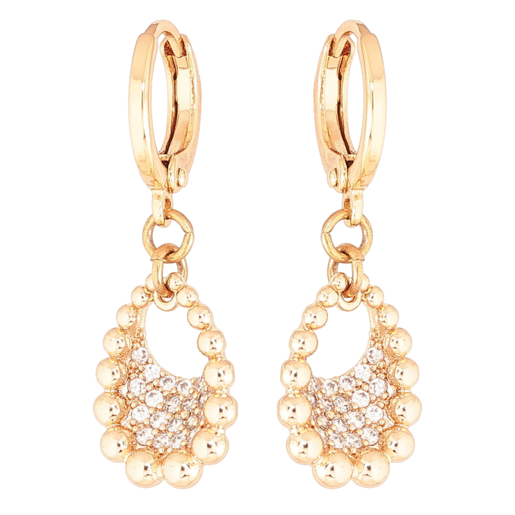 Сережки Xuping M&L Колір 18K підвіски на колечках «Декоративні підвіски з кристалами» фото №22