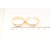 Сережки Xuping M&L Колір 18K колечка «Декоративний візерунок» фото №2