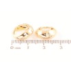 Сережки Xuping M&L Колір 18K колечка «Декоративні» фото №2 Сережки Xuping M&L Колір 18K колечка «Декоративні» фото №2