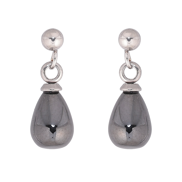Сережки Xuping TTM Stainless Steel колір Родій пусети «Підвіски крапельки з чорної кераміки» фото №14 Сережки Xuping TTM Stainless Steel колір Родій пусети «Підвіски крапельки з чорної кераміки» фото №14