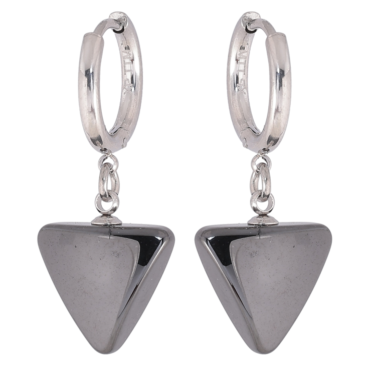 Сережки Xuping TTM Stainless Steel колір Родій підвіски на колечках «Трикутники з чорної кераміки» фото №21 Сережки Xuping TTM Stainless Steel колір Родій підвіски на колечках «Трикутники з чорної кераміки» фото №21