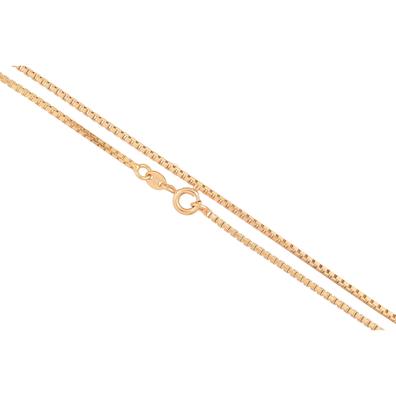 Ланцюжок Xuping Позолота 18K «Плетіння Венеціанське» довжина 45см х 1.5мм фото №2 Ланцюжок Xuping Позолота 18K «Плетіння Венеціанське» довжина 45см х 1.5мм фото №2