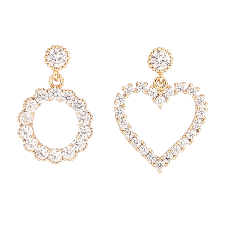 Сережки Xuping Позолота 18K пусети «Асиметричні кришталеві підвіски» фото №18 Сережки Xuping Позолота 18K пусети «Асиметричні кришталеві підвіски» фото №18