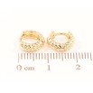 Серьги Xuping Позолота 18K колечки Декоративный узор фото №2 Серьги Xuping Позолота 18K колечки Декоративный узор фото №2