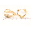 Серьги Xuping Позолота 18K колечки Инкрустация кристаллами фото №2