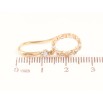Сережки Xuping Позолота 18K французький замок «Колечка з кристалами» фото №2 Сережки Xuping Позолота 18K французький замок «Колечка з кристалами» фото №2