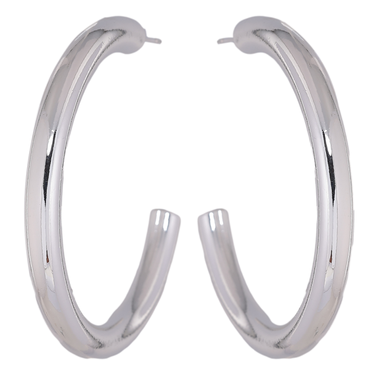 Серьги Xuping Родий пусеты Объемные дуги фото №18 Серьги Xuping Родий пусеты Объемные дуги фото №18