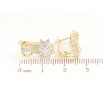 Сережки Xuping Позолота 14K англійський замок «Кришталевий блиск» фото №2 Сережки Xuping Позолота 14K англійський замок «Кришталевий блиск» фото №2