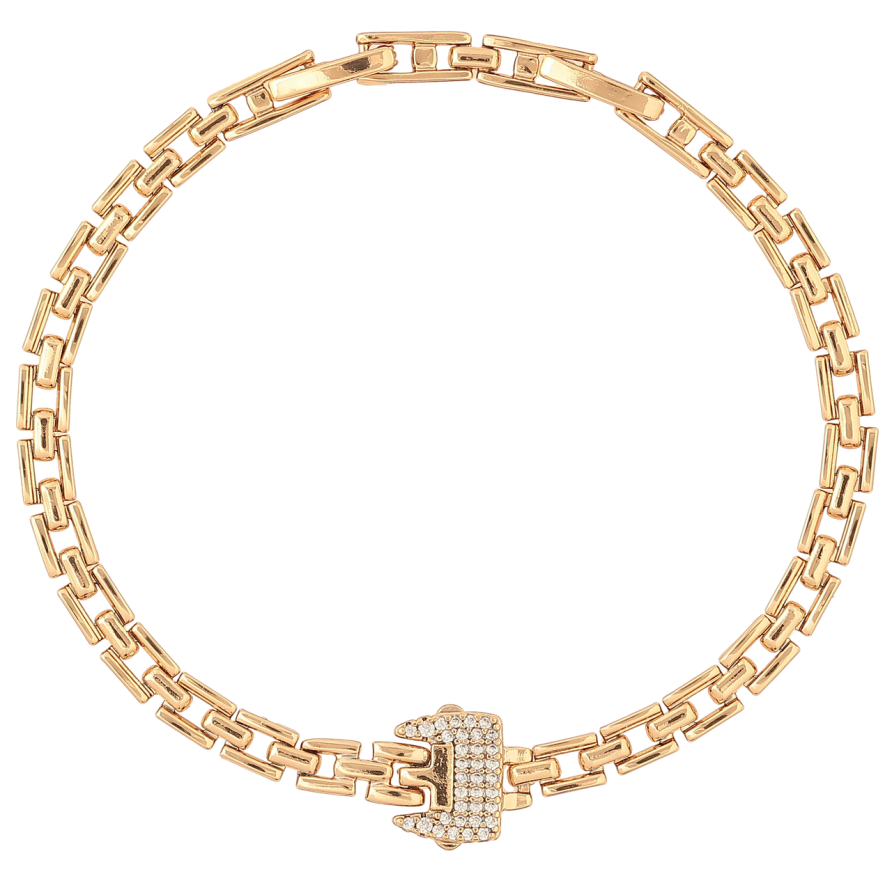Браслет Xuping Позолота 18K «Ремінець з кристалами» розмір з доп.замком 17,19см х 4мм фото №1 Браслет Xuping Позолота 18K «Ремінець з кристалами» розмір з доп.замком 17,19см х 4мм фото №1