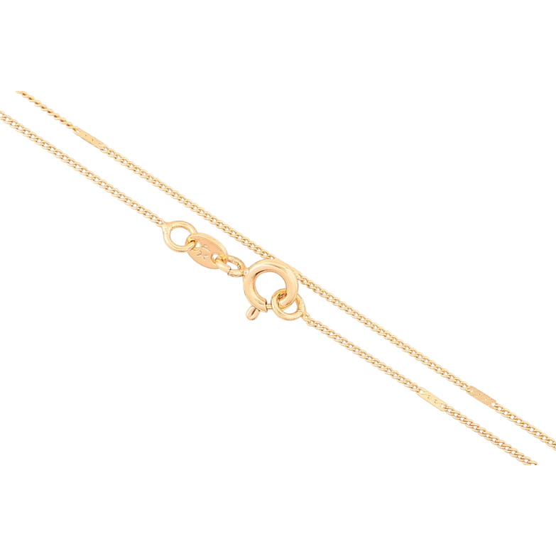 Ланцюжок Xuping Позолота 18K «Плетіння Панцирне з прокаткою» довжина 45см х 1мм фото №2 Ланцюжок Xuping Позолота 18K «Плетіння Панцирне з прокаткою» довжина 45см х 1мм фото №2
