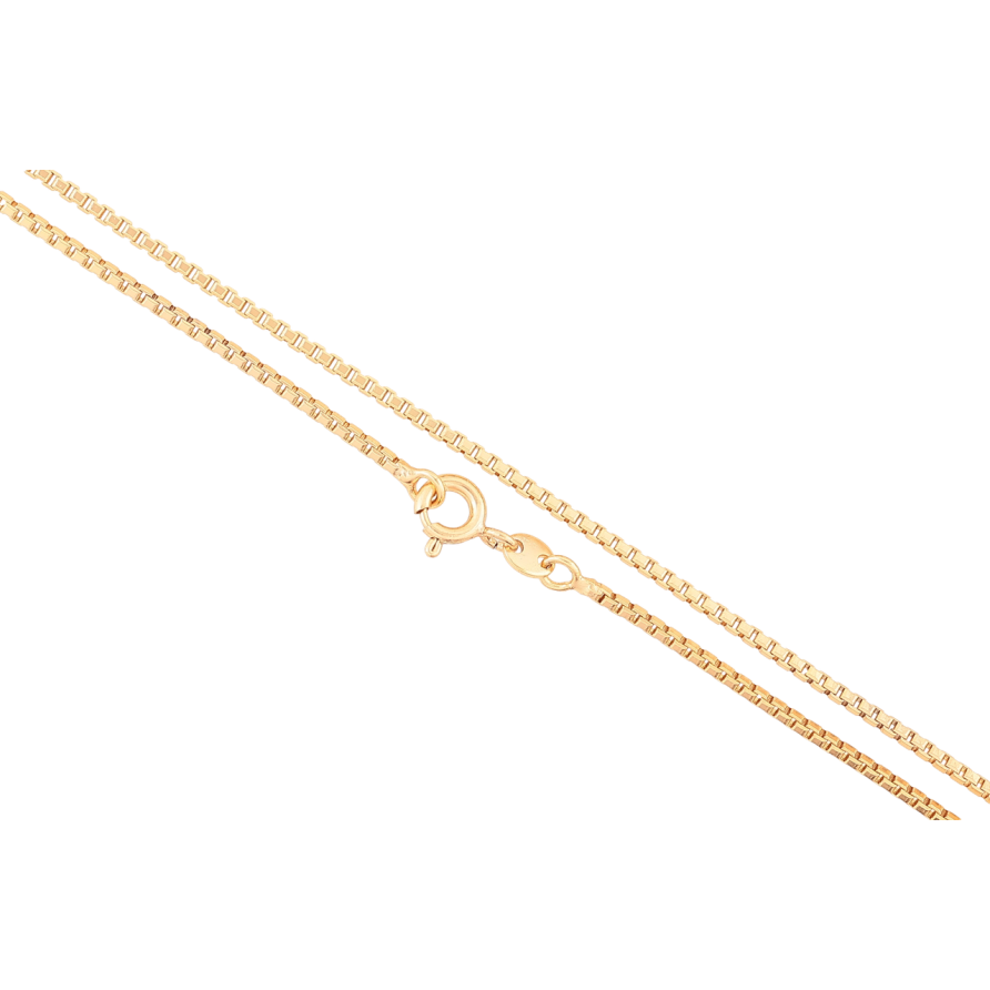 Цепочка Xuping Позолота 18K Плетение Венецианское длинна 45см х 1.5мм фото №1