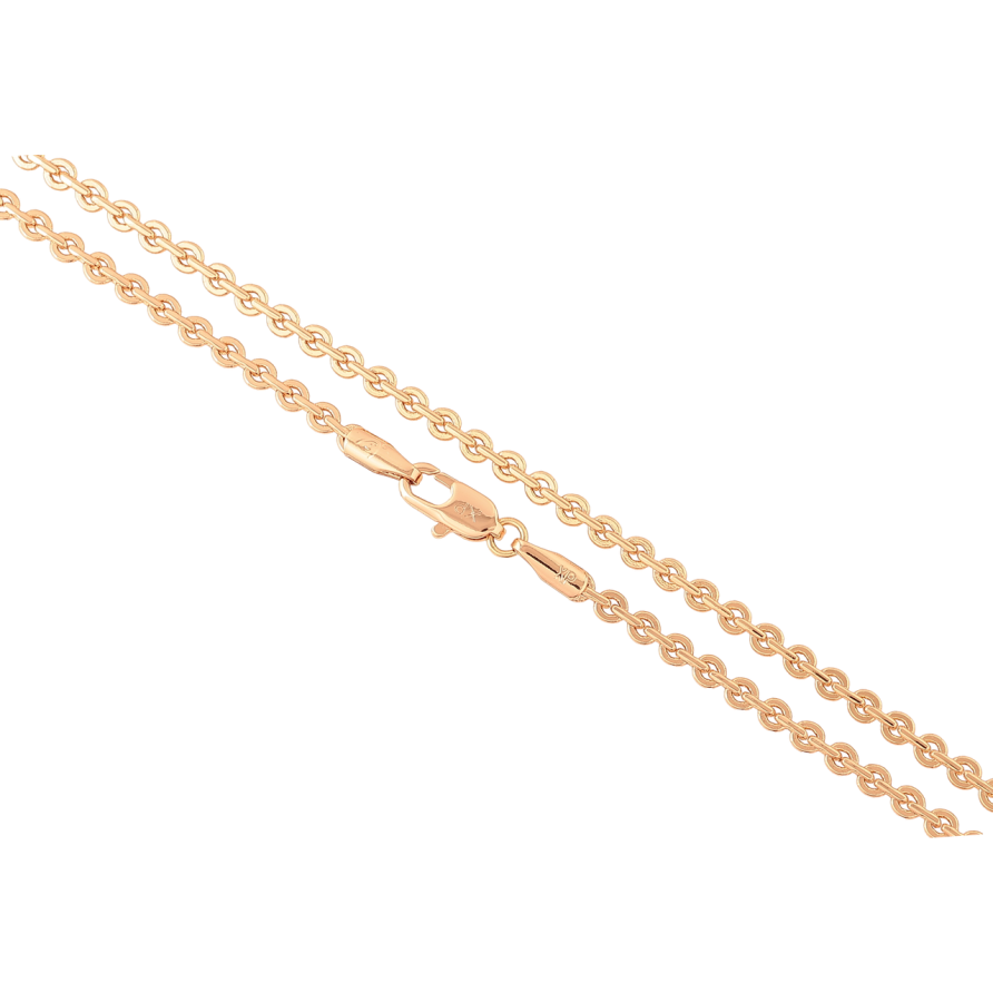 Ланцюжок Xuping Позолота 18K «Плетіння Фантазійне» довжина 45см х 2.5мм фото №1 Ланцюжок Xuping Позолота 18K «Плетіння Фантазійне» довжина 45см х 2.5мм фото №1