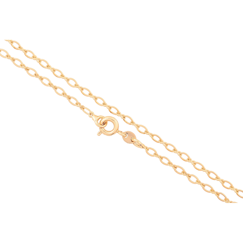 Ланцюжок Xuping Позолота 18K «Плетіння Якірне» довжина 46см х 2.5мм фото №4 Ланцюжок Xuping Позолота 18K «Плетіння Якірне» довжина 46см х 2.5мм фото №4