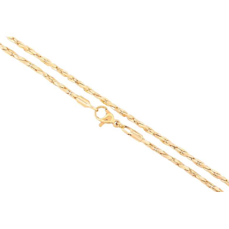 Цепочка Xuping Позолота 18K Плетение Фантазийное длинна 45см х 1.5мм фото №2