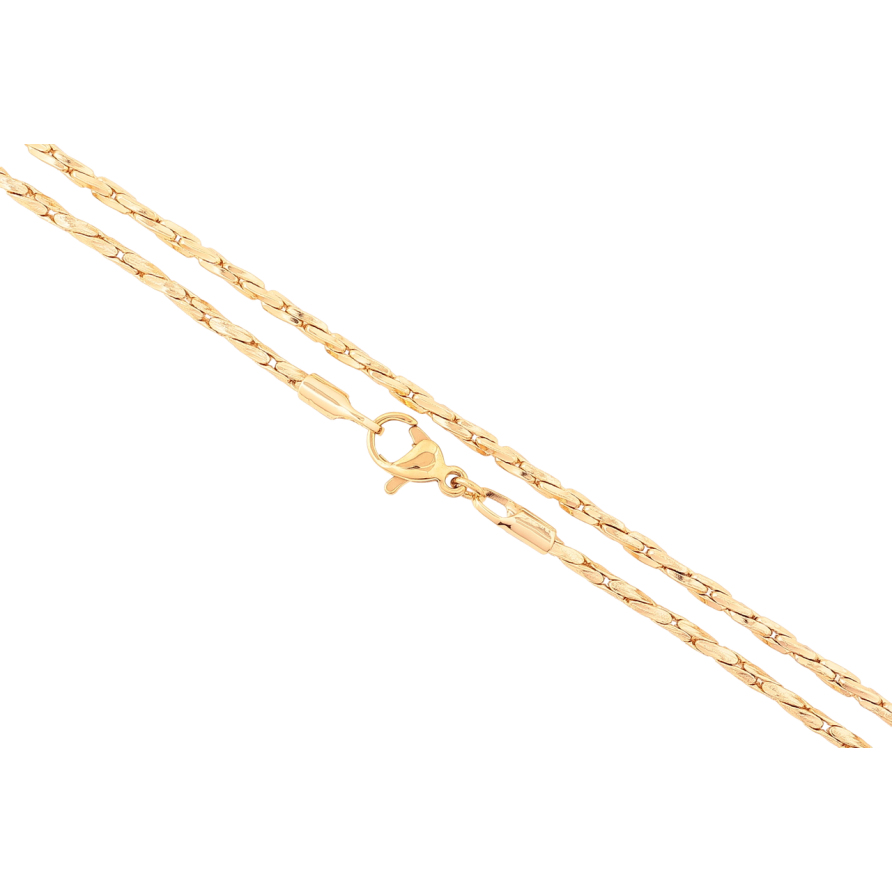 Ланцюжок Xuping Позолота 18K «Плетіння Фантазійне» довжина 45см х 1.5мм фото №1