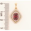 Кулон Xuping Позолота 18K «Ромб з інкрустацією кристалами» для ланцюжка до 5мм фото №2 Кулон Xuping Позолота 18K «Ромб з інкрустацією кристалами» для ланцюжка до 5мм фото №2