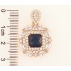 Кулон Xuping Позолота 18K Инкрустация кристаллами для цепочки до 4мм фото №2 Кулон Xuping Позолота 18K Инкрустация кристаллами для цепочки до 4мм фото №2