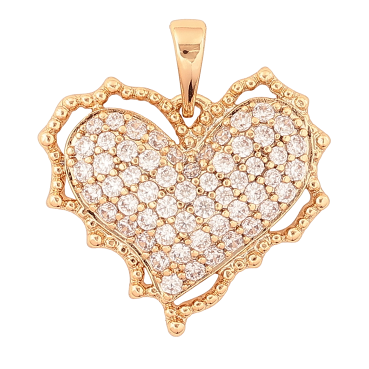 Кулон Xuping Позолота 18K Сердце с инкрустацией кристаллами для цепочки до 6мм фото №24 Кулон Xuping Позолота 18K Сердце с инкрустацией кристаллами для цепочки до 6мм фото №24