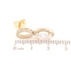 Серьги Xuping Позолота 18K пусеты Подвески с кристаллами фото №2