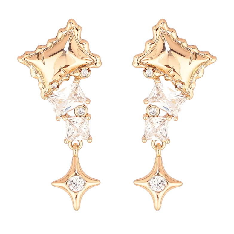 Сережки Xuping Позолота 18K пусети «Декоративні підвіски з кристалами» фото №24 Сережки Xuping Позолота 18K пусети «Декоративні підвіски з кристалами» фото №24