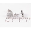 Сережки Xuping TTM Stainless Steel колір Родій пусети «Сердечка з кристалами» фото №2 Сережки Xuping TTM Stainless Steel колір Родій пусети «Сердечка з кристалами» фото №2