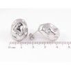 Серьги Xuping TTM Stainless Steel цвет Родий пусеты Декоративные фото №2 Серьги Xuping TTM Stainless Steel цвет Родий пусеты Декоративные фото №2