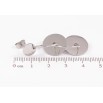 Сережки Xuping TTM Stainless Steel колір Родій пусети «Декоративні підвіски» фото №2