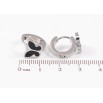 Сережки Xuping TTM Stainless Steel колір Родій колечка «Метелики з чорними вставками» фото №2 Сережки Xuping TTM Stainless Steel колір Родій колечка «Метелики з чорними вставками» фото №2