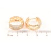 Серьги Xuping Позолота 18K колечки Инкрустация кристаллами с звездами фото №2