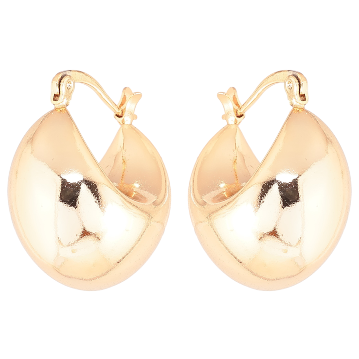 Серьги Xuping Позолота 18K замок-булавка Обьемные фото №16