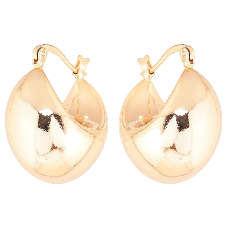Сережки Xuping Позолота 18K замок-шпилька «Об'ємні» фото №1 Сережки Xuping Позолота 18K замок-шпилька «Об'ємні» фото №1