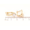 Сережки Xuping Позолота 18K англійський замок «Кристали на дужках» фото №2 Сережки Xuping Позолота 18K англійський замок «Кристали на дужках» фото №2