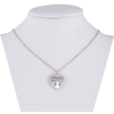 Подвеска на цепочке Xuping ТТМ Stainless Steel цвет Родий Древо жизни в сердечке длинна 45-50см х 1.5мм фото №2 Подвеска на цепочке Xuping ТТМ Stainless Steel цвет Родий Древо жизни в сердечке длинна 45-50см х 1.5мм фото №2