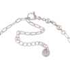 Браслет Xuping ТТМ Stainless Steel цвет Родий Цепочка Комбинированное плетение с доп.цеп 19-26см х 3-8мм фото №2