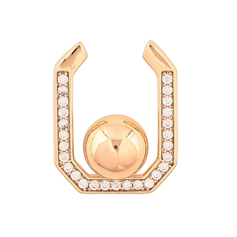 Кулон Xuping Позолота 18K «Декоративна підвіска з кулькою і кристалами» для ланцюжка до 2мм фото №1 Кулон Xuping Позолота 18K «Декоративна підвіска з кулькою і кристалами» для ланцюжка до 2мм фото №1