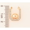 Кулон Xuping Позолота 18K «Декоративна підвіска з кулькою і кристалами» для ланцюжка до 2мм фото №2 Кулон Xuping Позолота 18K «Декоративна підвіска з кулькою і кристалами» для ланцюжка до 2мм фото №2