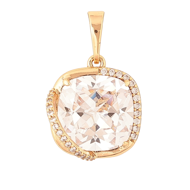 Кулон Xuping Позолота 18K Кристалл в декоративной оправе для цепочки до 6мм фото №21
