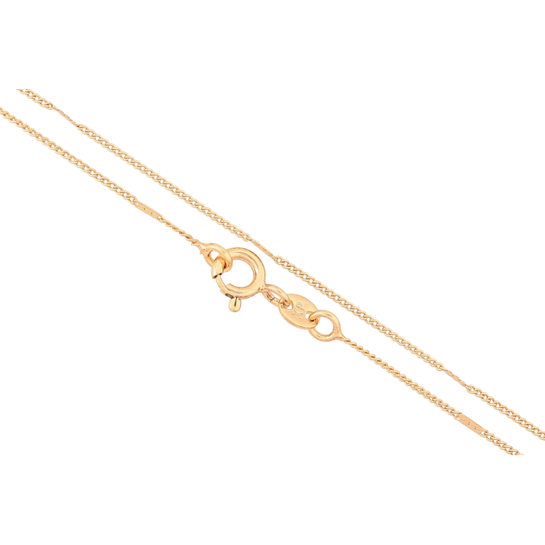 Цепочка Xuping Позолота 18K Плетение Панцирное с прокаткой длинна 45см х 1мм фото №12