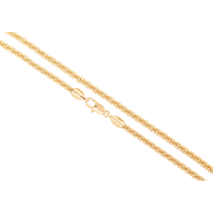 Ланцюжок Xuping Позолота 18K «Плетіння Кроча» довжина 45см х 3мм фото №15