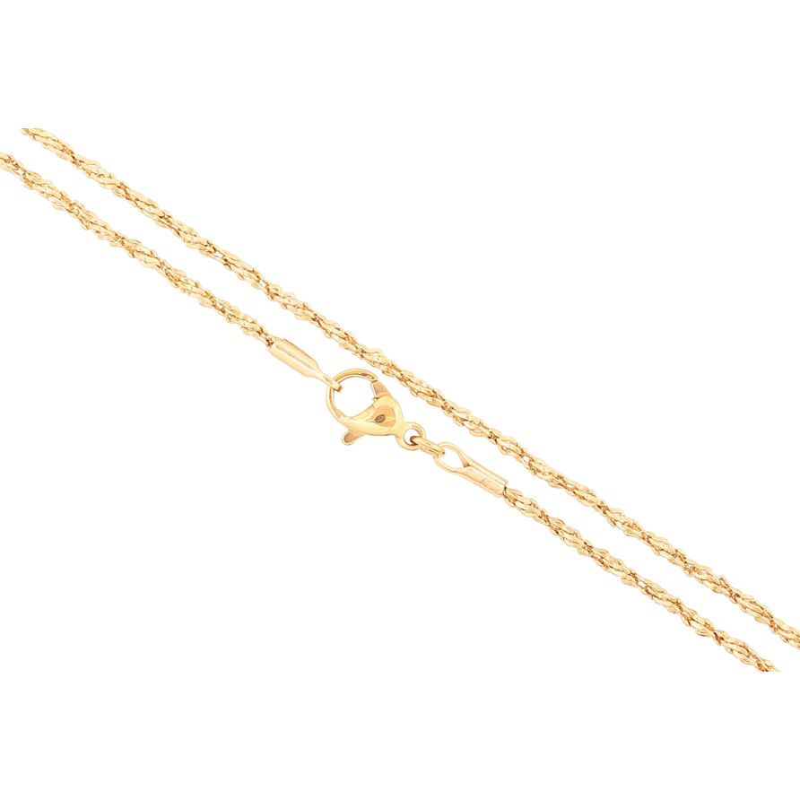 Ланцюжок Xuping Позолота 18K «Плетіння Фантазійне» довжина 46см х 2мм фото №1