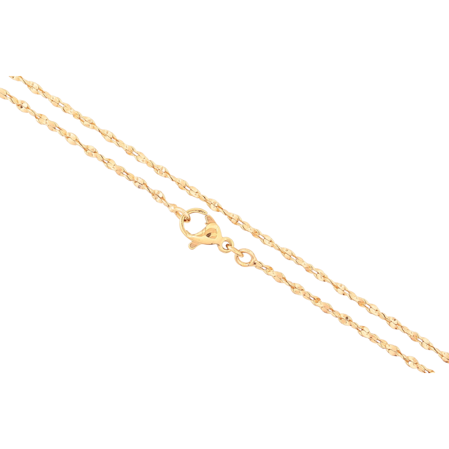 Ланцюжок Xuping Позолота 18K «Плетіння Фантазійне» довжина 45см х 2мм фото №1