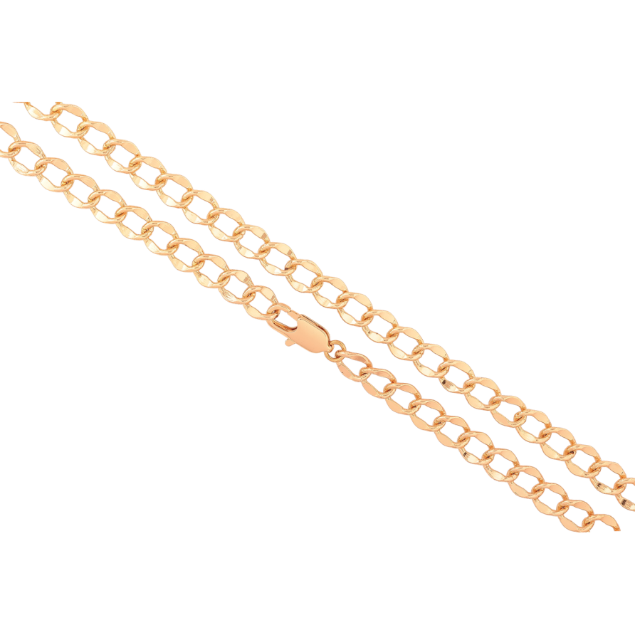 Цепочка Xuping Позолота 18K Плетение Панцирное длинна 50см х 8мм фото №1
