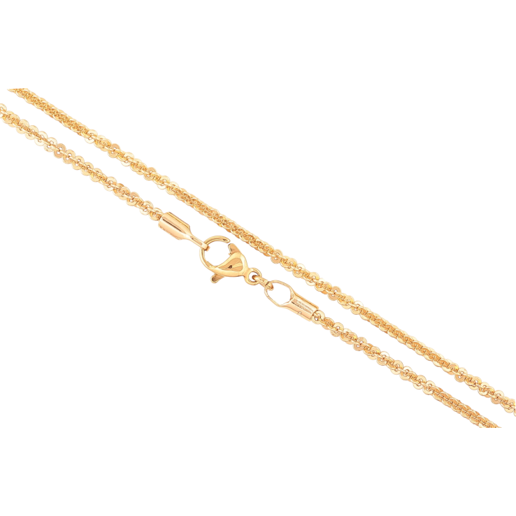 Ланцюжок Xuping Позолота 18K «Плетіння Кроча» довжина 46см х 2мм фото №14