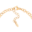 Браслет Xuping Позолота 18K Цепочка с декоративными вставками размер с доп. цепочкой 17-20см х 5-6мм фото №2