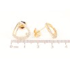 Серьги Xuping Позолота 18K пусеты Декоративный узор с кристаллами фото №2 Серьги Xuping Позолота 18K пусеты Декоративный узор с кристаллами фото №2