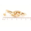 Серьги Xuping Позолота 18K пусеты Звенья цепочки фото №2 Серьги Xuping Позолота 18K пусеты Звенья цепочки фото №2