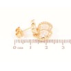 Сережки Xuping Позолота 18K пусети «Подвійні кристальні сердечка» фото №2 Сережки Xuping Позолота 18K пусети «Подвійні кристальні сердечка» фото №2