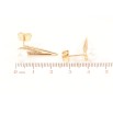 Серьги Xuping Позолота 18K пусеты Декоративный узор с жемчужинами фото №2 Серьги Xuping Позолота 18K пусеты Декоративный узор с жемчужинами фото №2